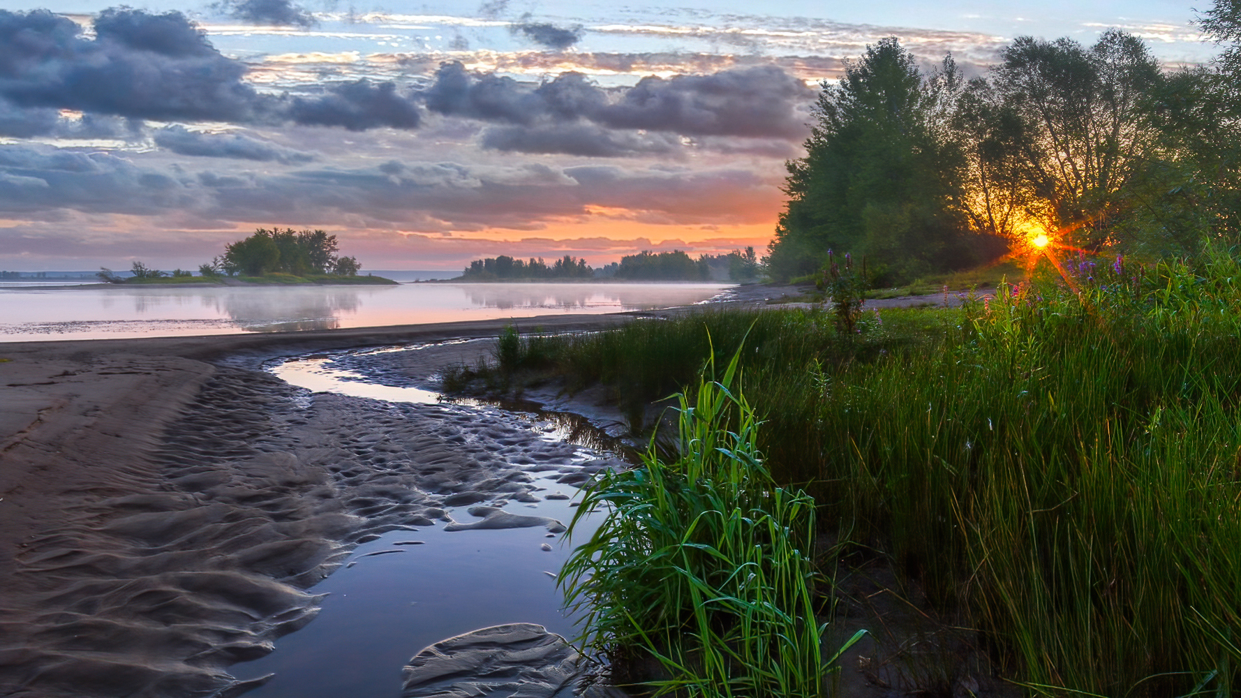 photo "***" tags: landscape, nature, summer, sunrise, Кама