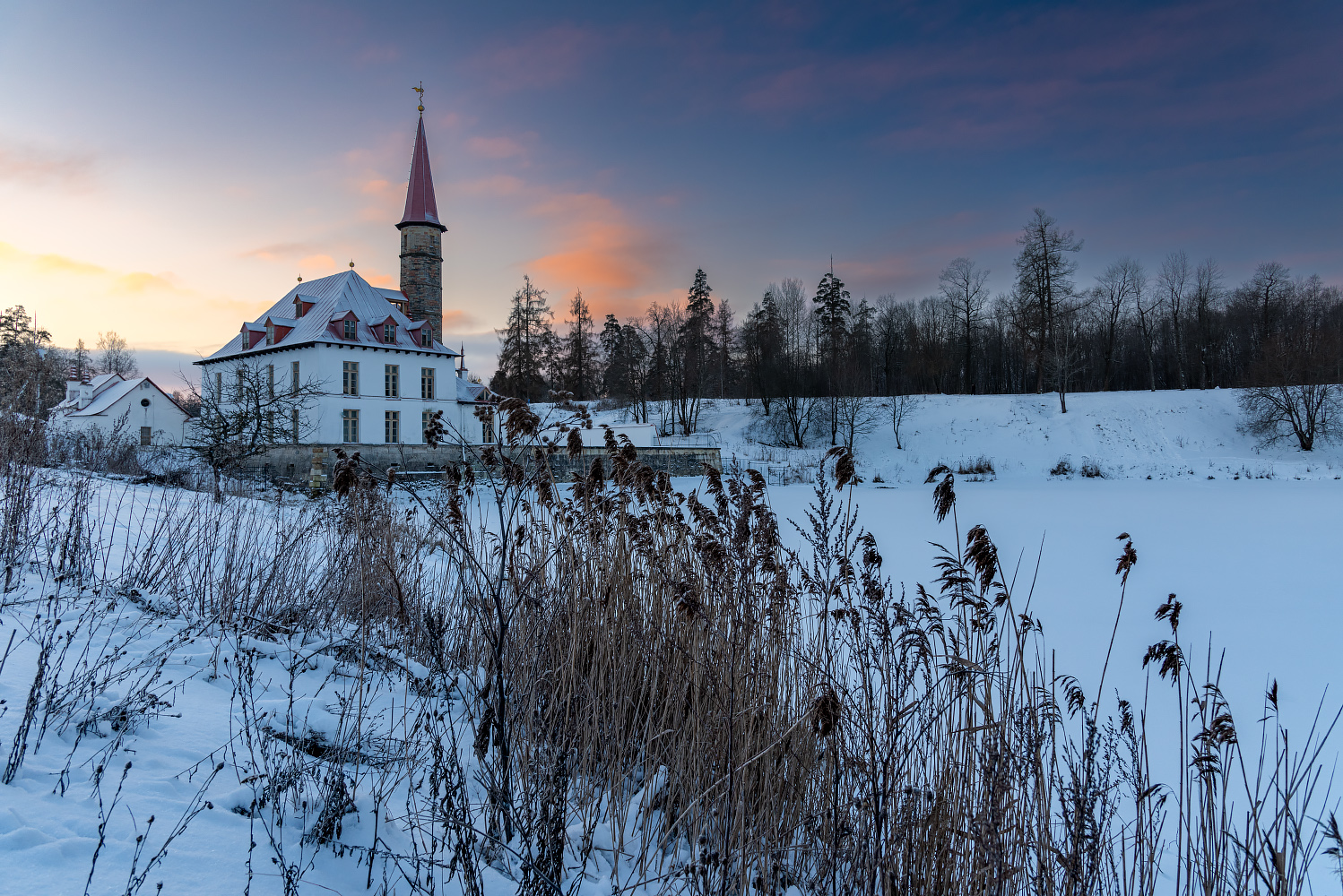 фото "Приоратский дворец" метки: пейзаж, путешествия, дворец, зима, путешествие