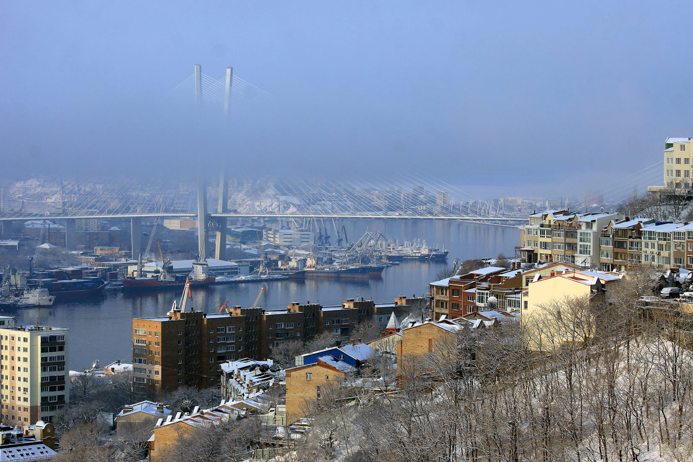 фото "Город у моря" метки: пейзаж, город., зима, море