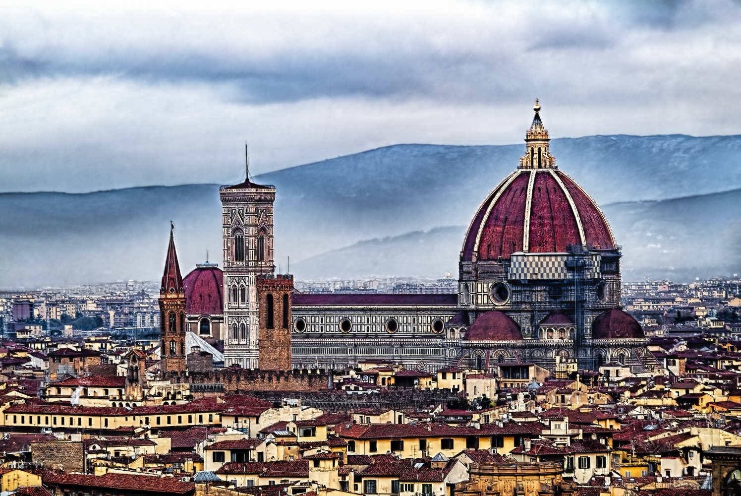 photo "Florentine Duomo Closer to Night" tags: architecture, 