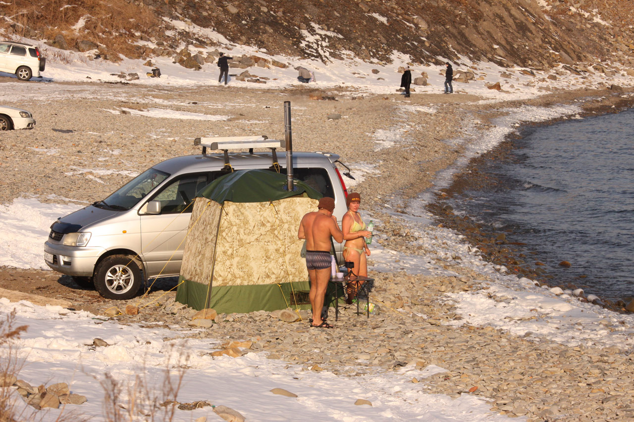 фото "Баня по-русски" метки: жанр, зима, люди, море