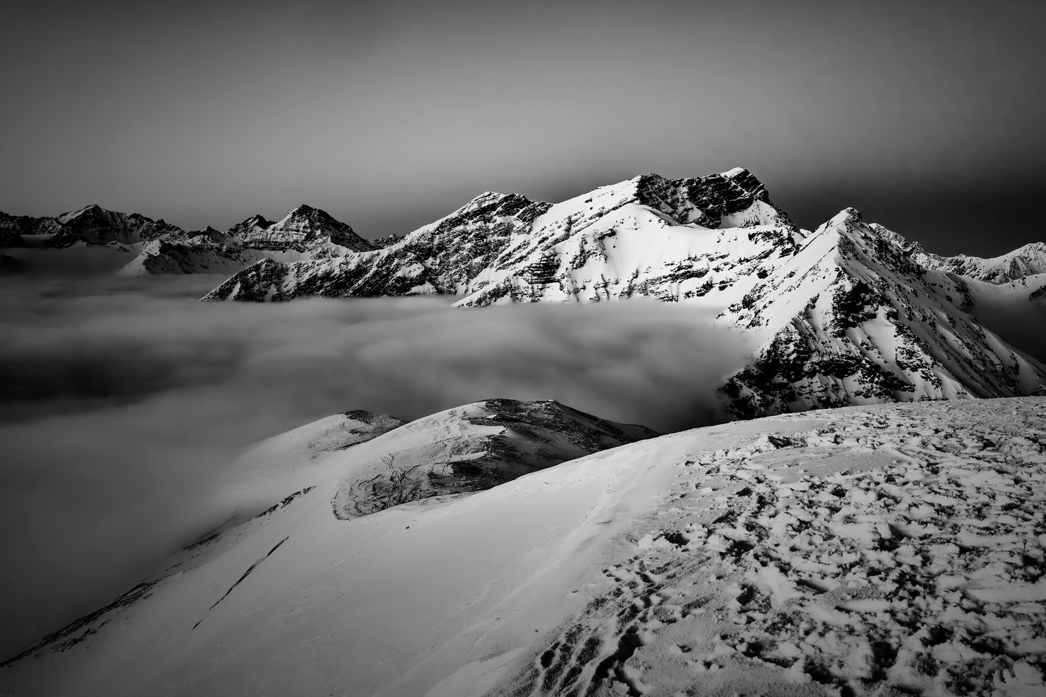 photo "Knittelkarspitze" tags: landscape, Europe, mountains, winter