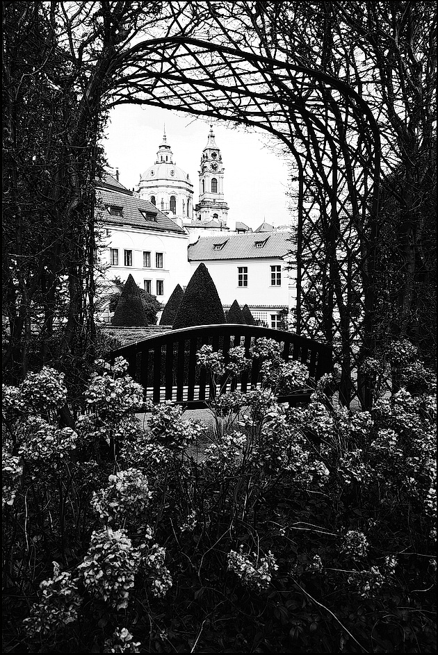 photo "Вртбовский сад" tags: black&white, Prag, Prague, Praha