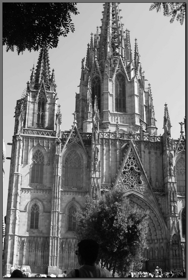 photo "Barcelona" tags: travel, black&white, 