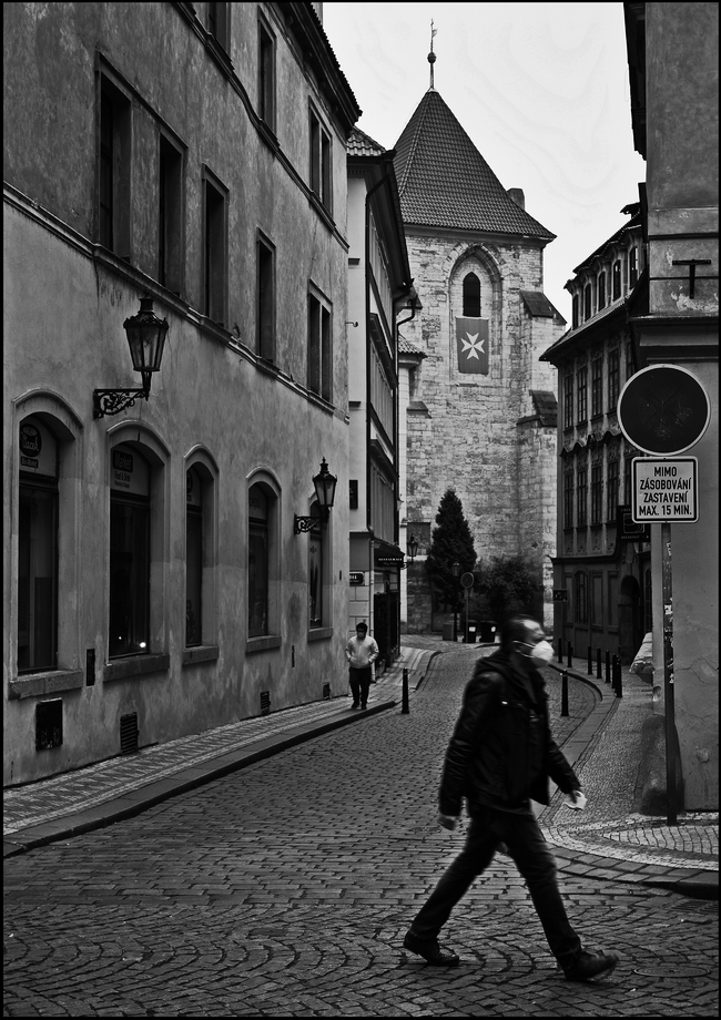 photo "Улица и люди" tags: black&white, Prag, Prague, Praha