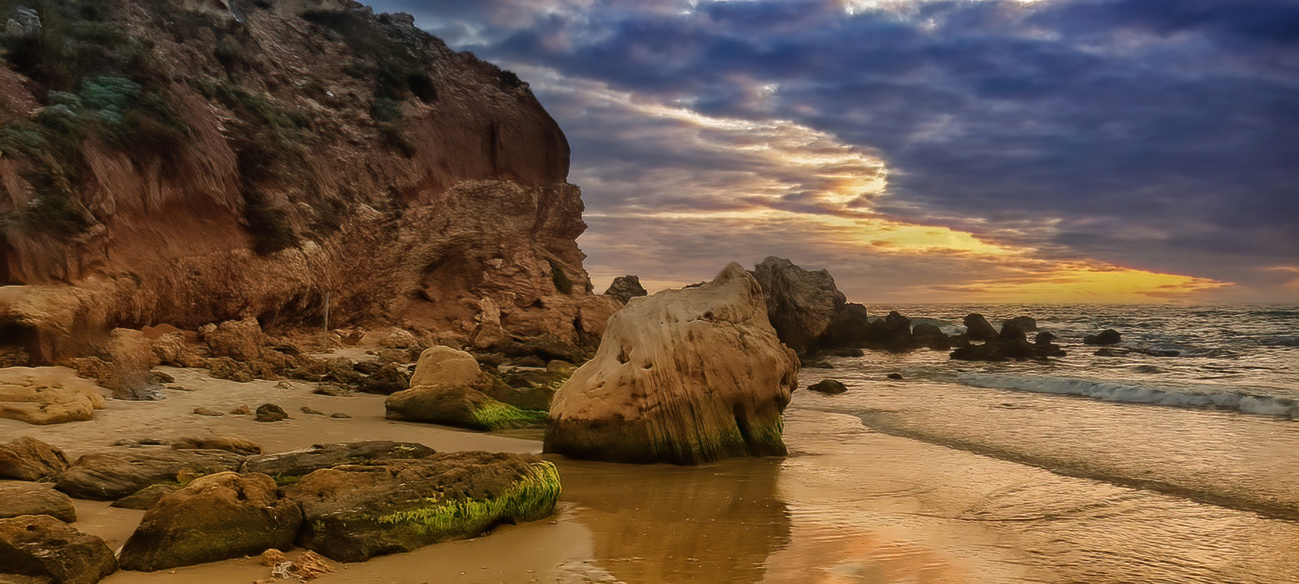 фото "Средиземноморский закат" метки: панорама, закат