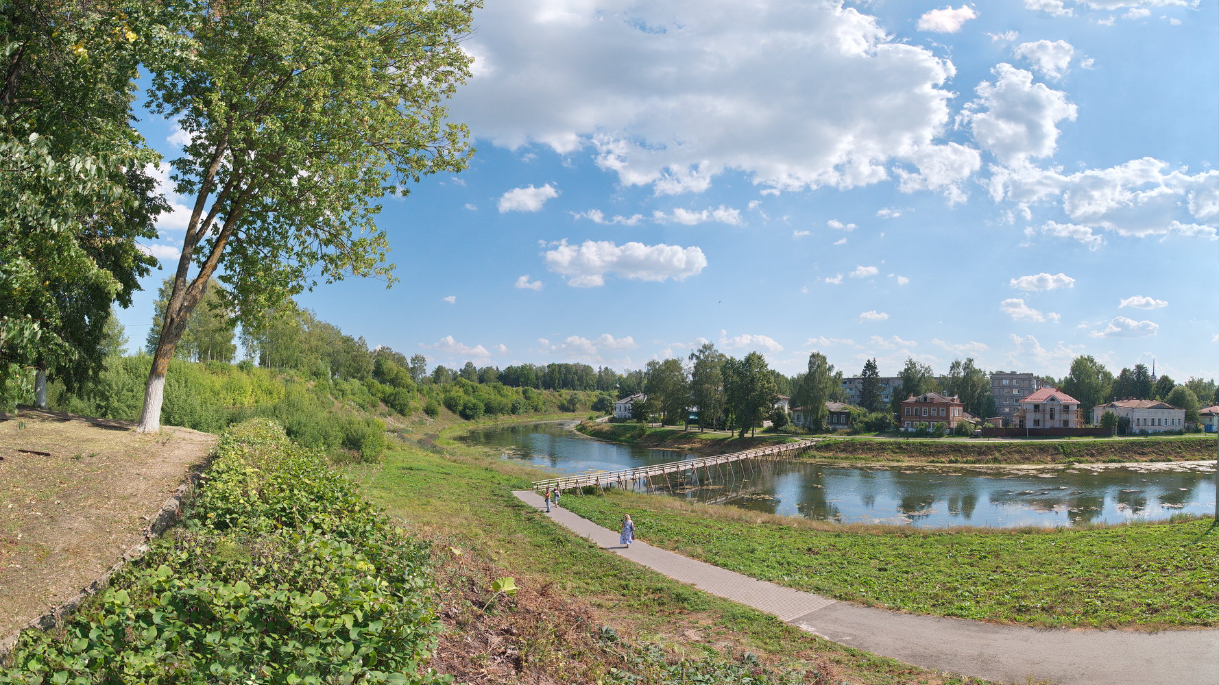 photo "***" tags: landscape, nature, city, Kashin small town., Kashinka river, г. Кашин, р. Кашинка