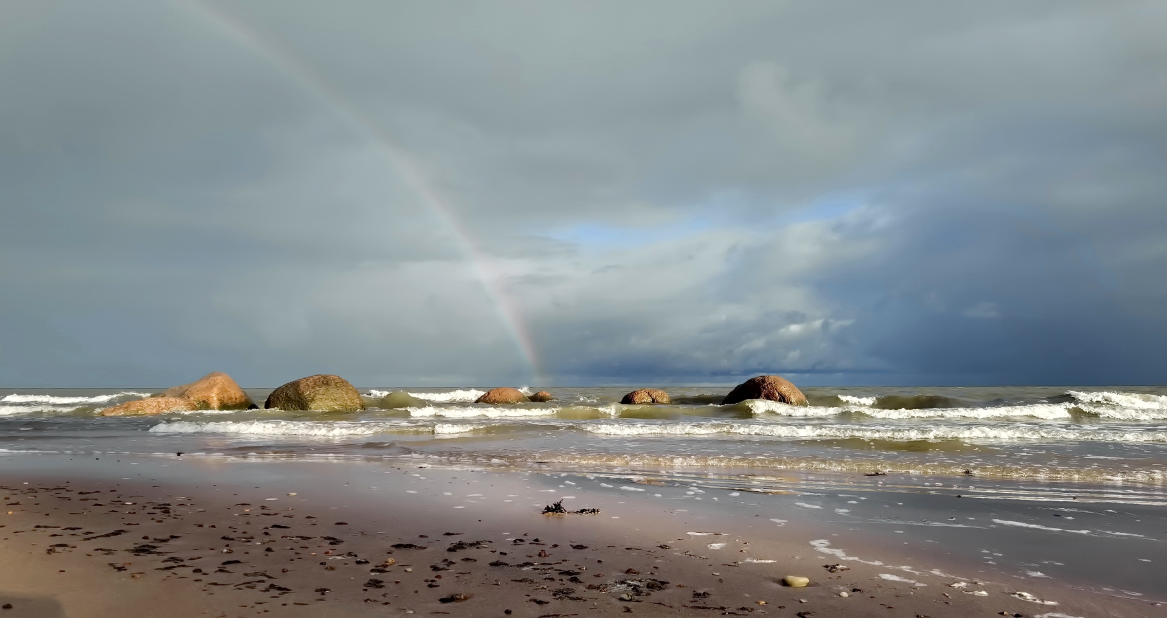 photo "raduga nad Finskim zalivom 26 / 5 000 Результаты перевода rainbow over the Gulf of Finland" tags: travel, nature, 