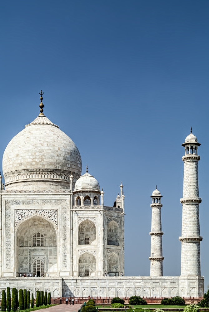photo "Right side of the Taj Mahal close up" tags: architecture, 