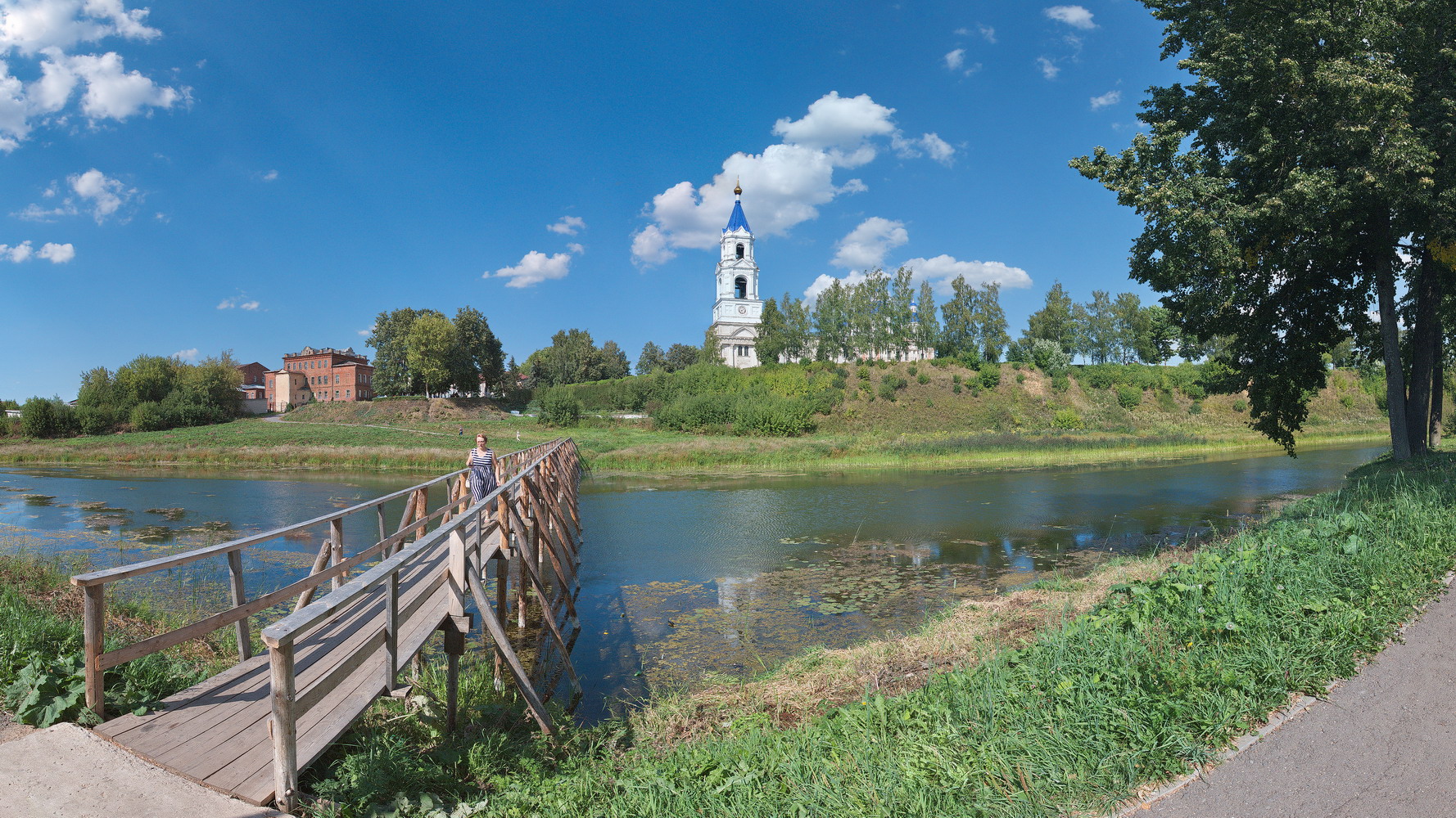 photo "***" tags: landscape, nature, city, Kashin small town., Kashinka river, г.Кашин, р. Кашинка