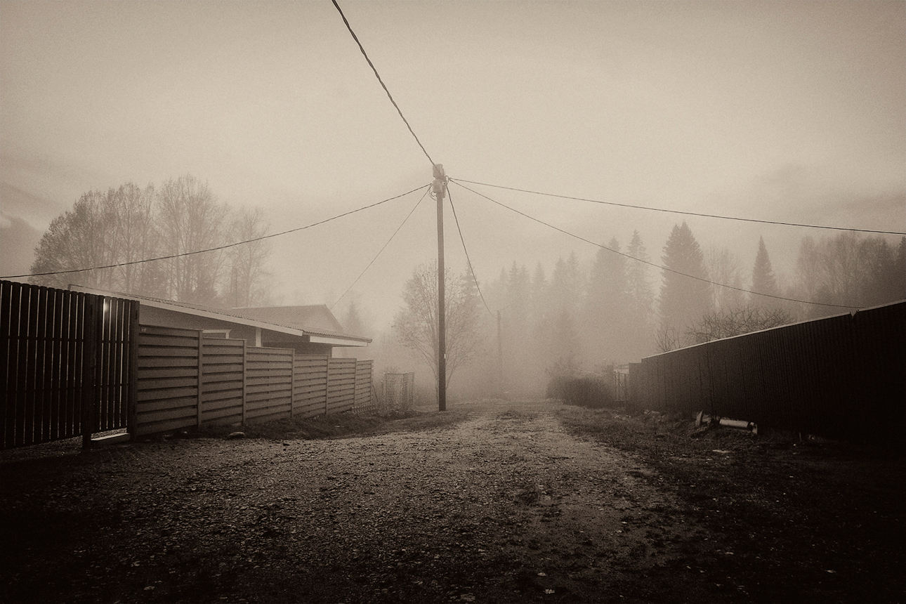 photo "***" tags: landscape, genre, Ленинградская область, дача, октябрь