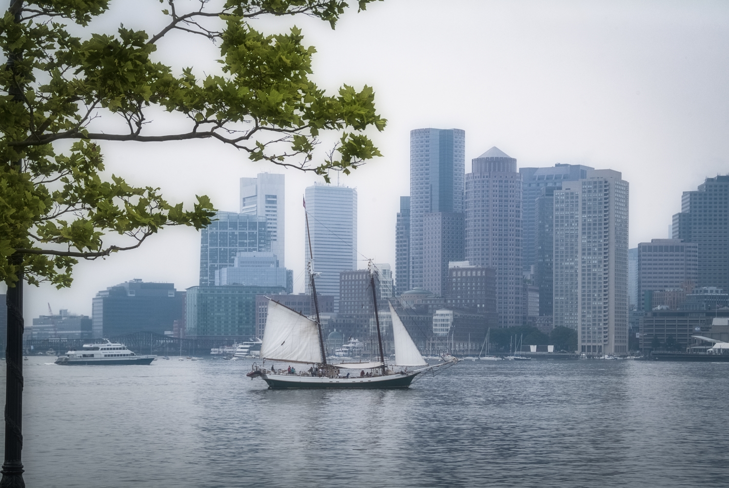 photo "Boston in the Fog 3" tags: architecture, 