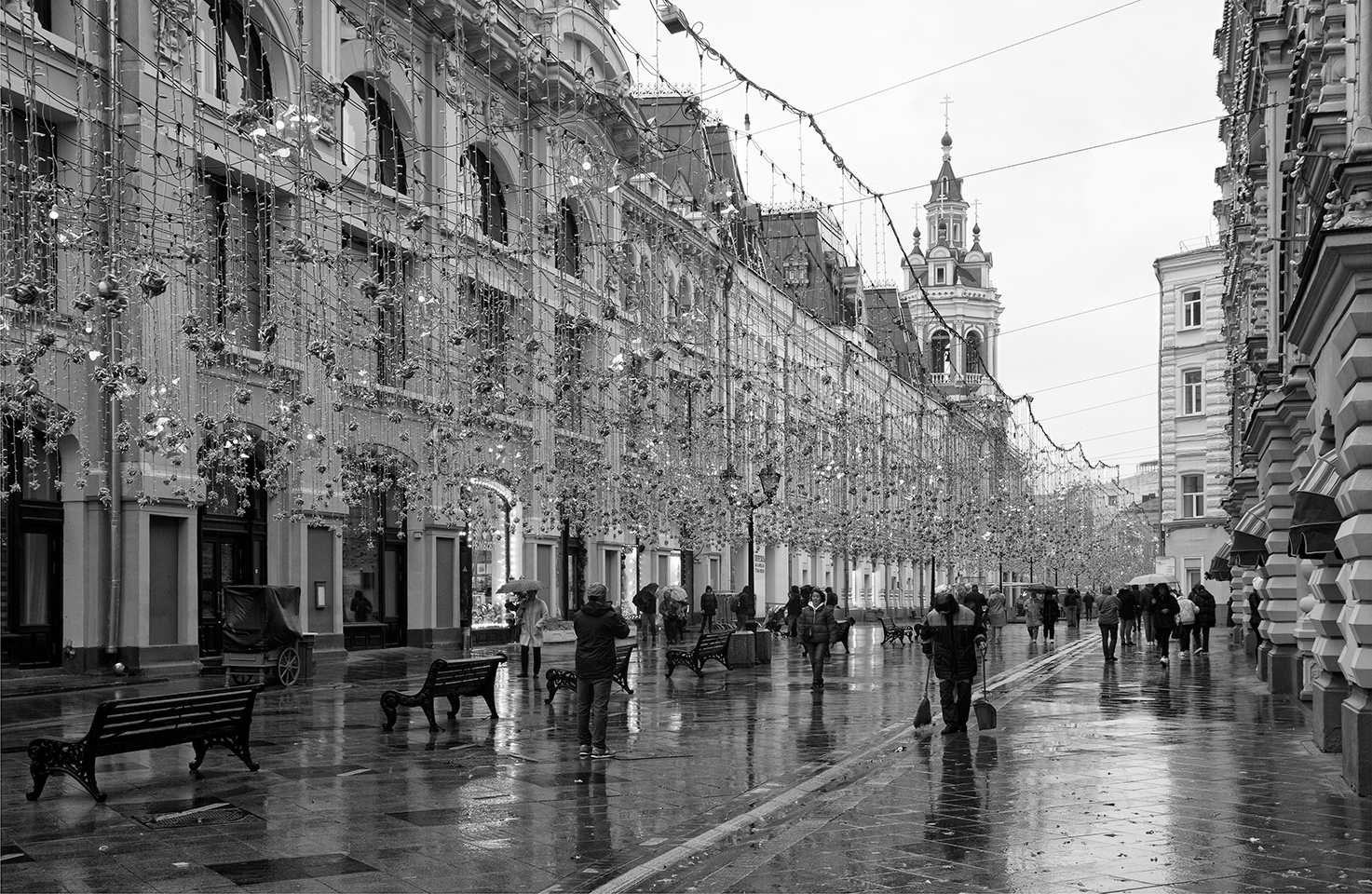 фото "А просто московская осень. Никольская улица" метки: , 