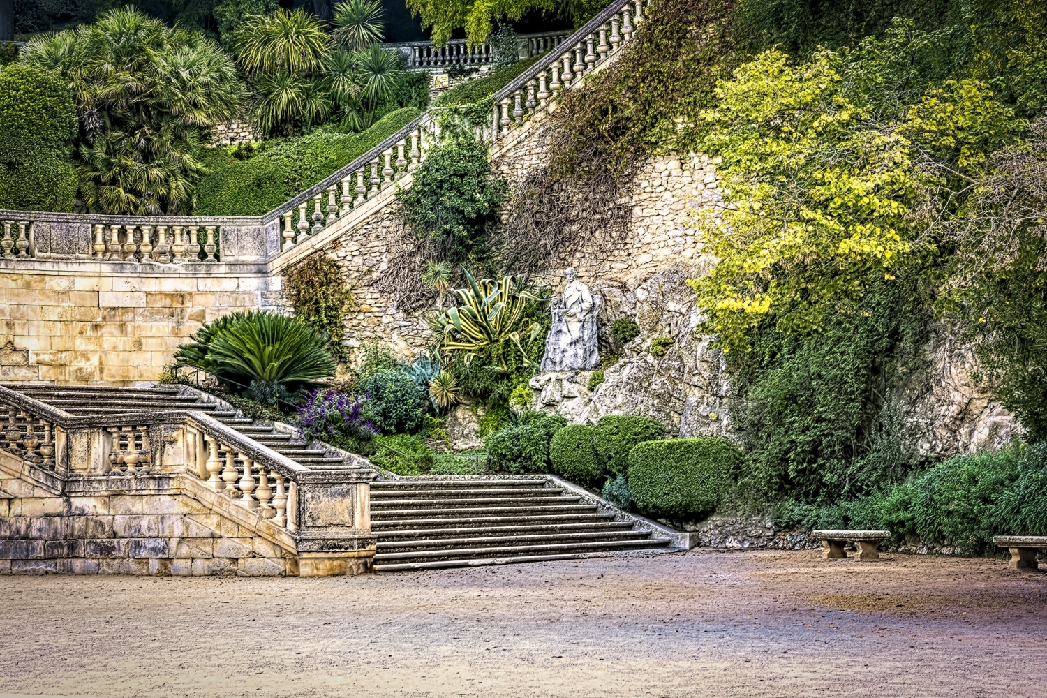 photo "Jardins de la Fontaine 2" tags: misc., 