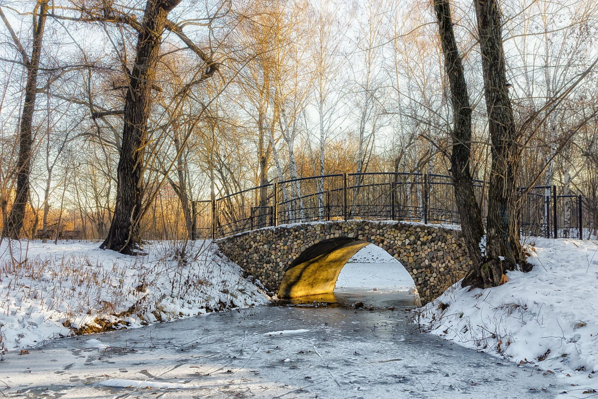 фото "В зимнем парке" метки: пейзаж, 