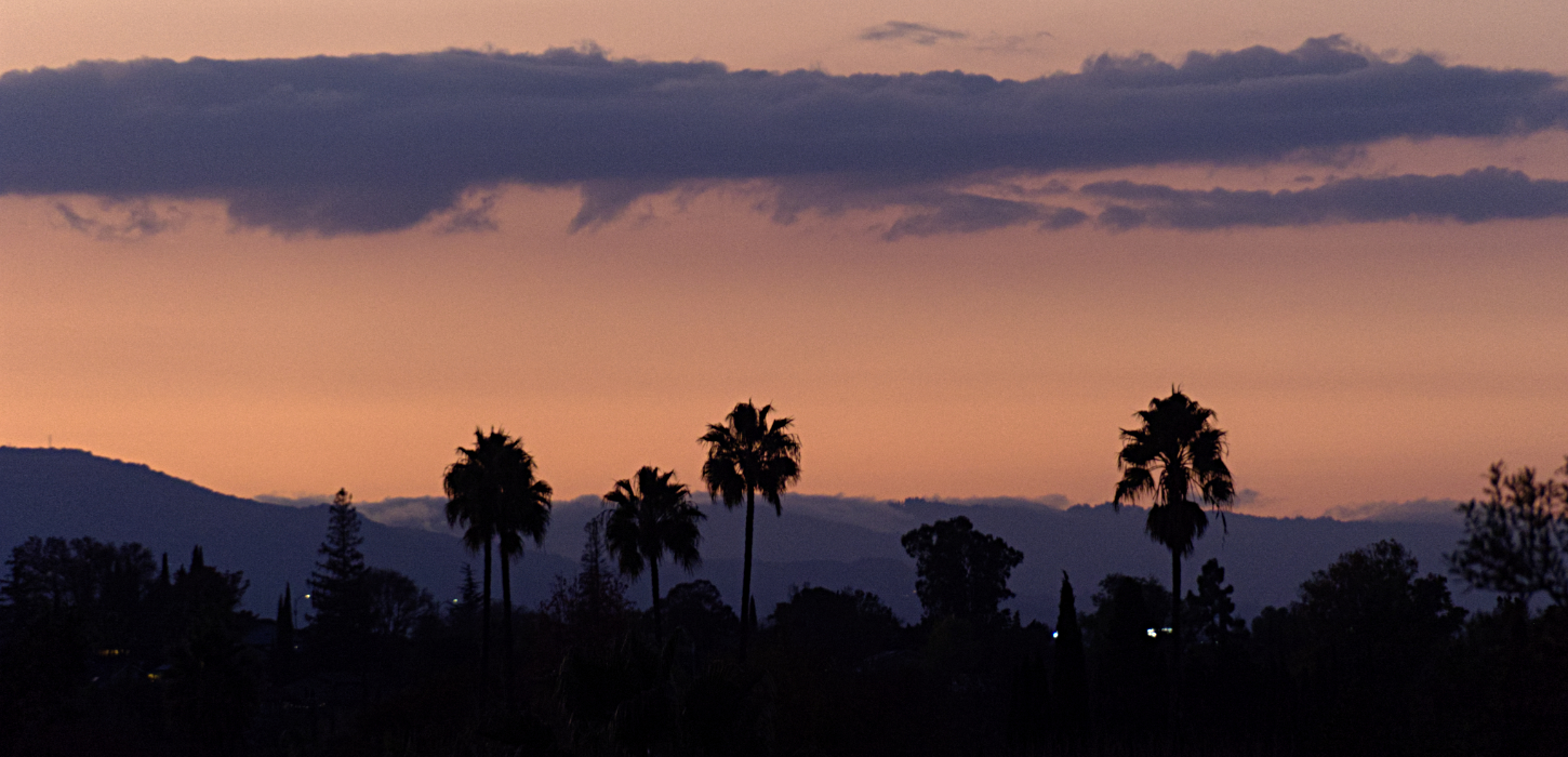 photo "Декабрьский вечер, San Jose CA" tags: landscape, evening, Сан Хосе, декабрь