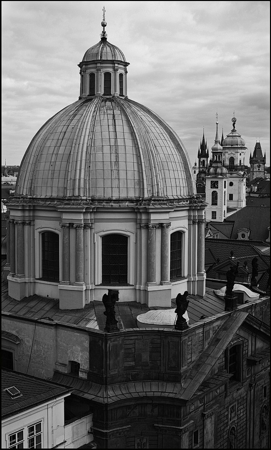 фото "Башни" метки: черно-белые, архитектура, Prag Prague Praha