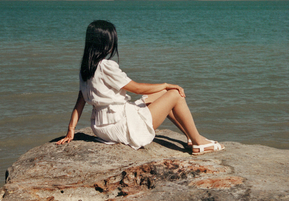 photo "Girl on the rock" tags: portrait, 