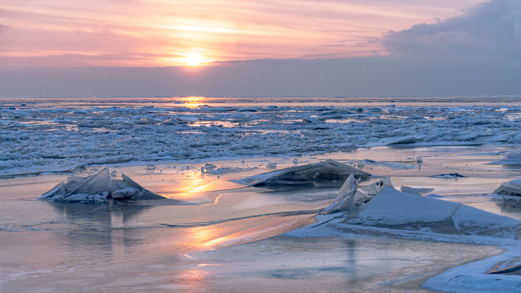 фото "Зима на Финском заливе" метки: природа, пейзаж, Финский залив, лед, отлив, снег