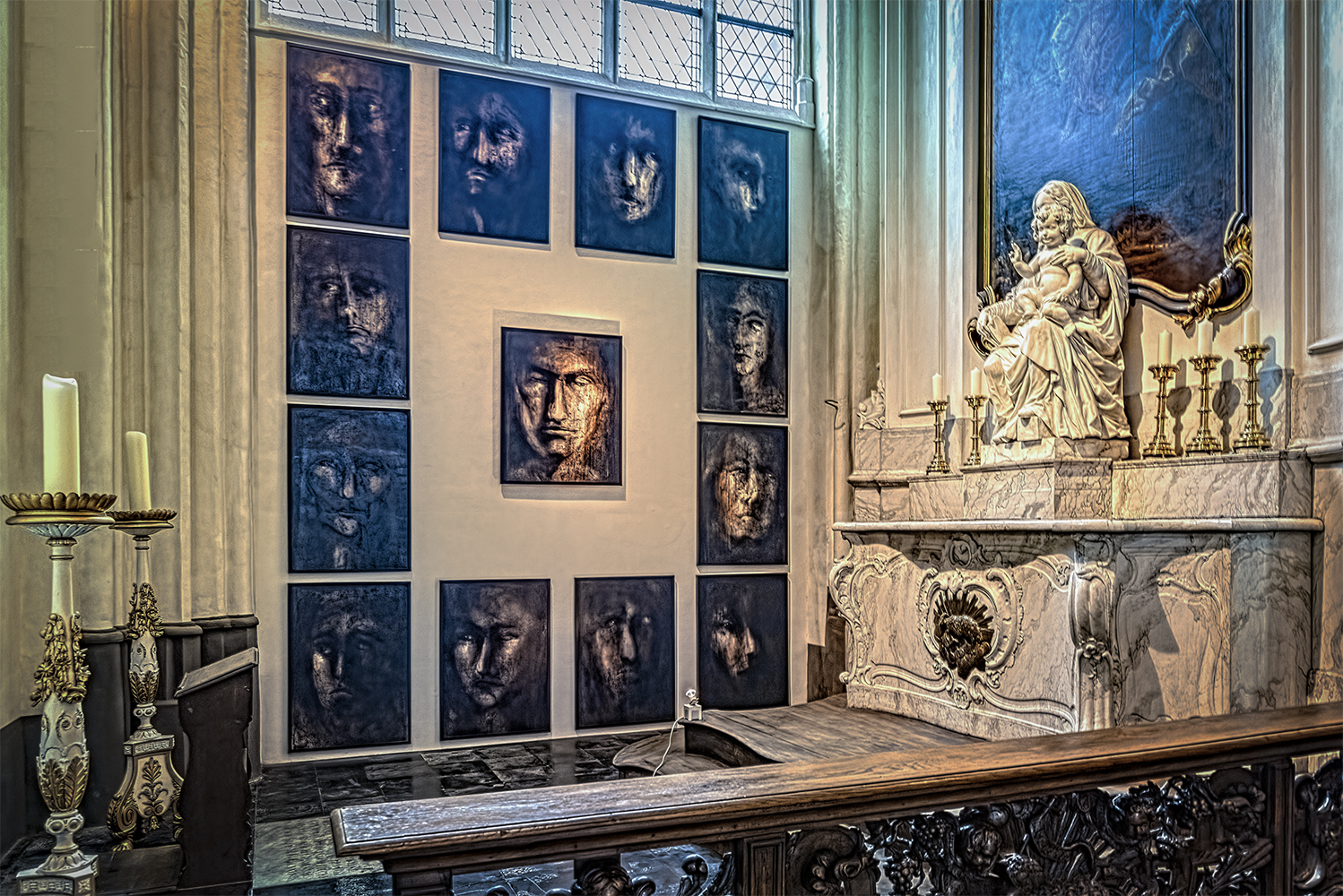 photo "Christ and the Twelve Apostles" tags: interior, 