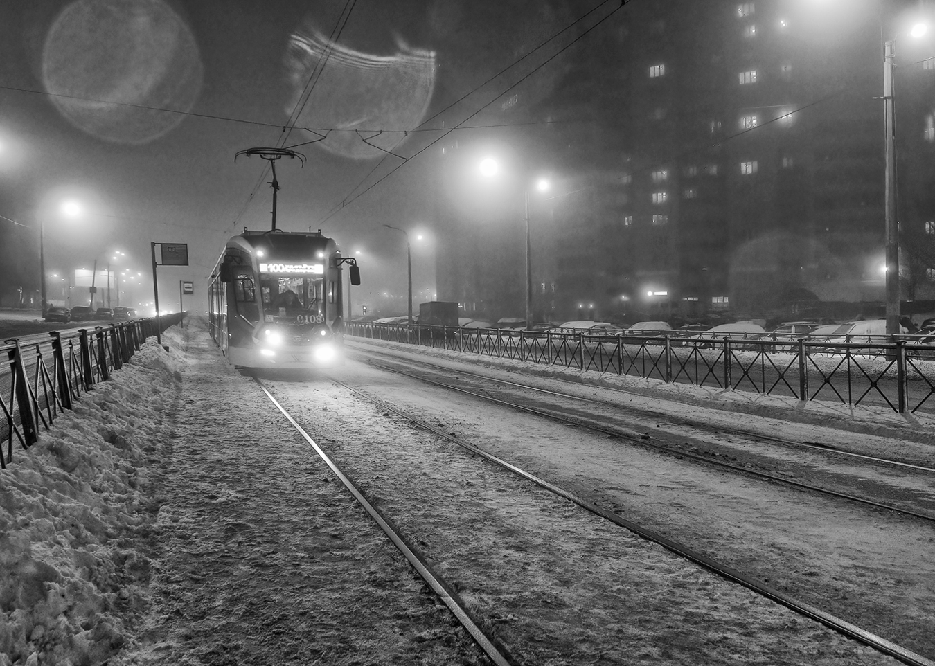 photo "***" tags: city, landscape, evening, fog, winter, Петербург