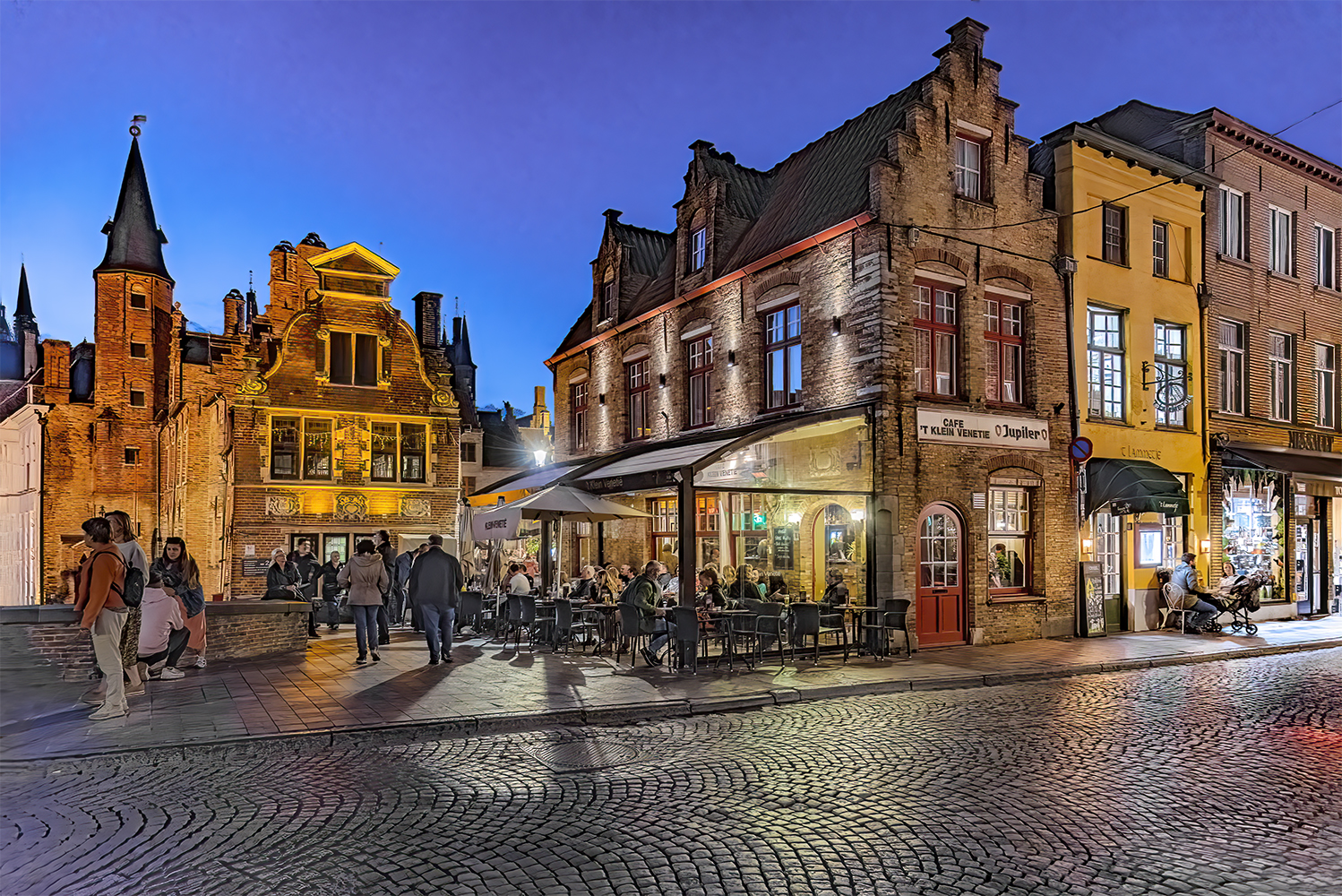 photo "Evening in Bruges" tags: street, 