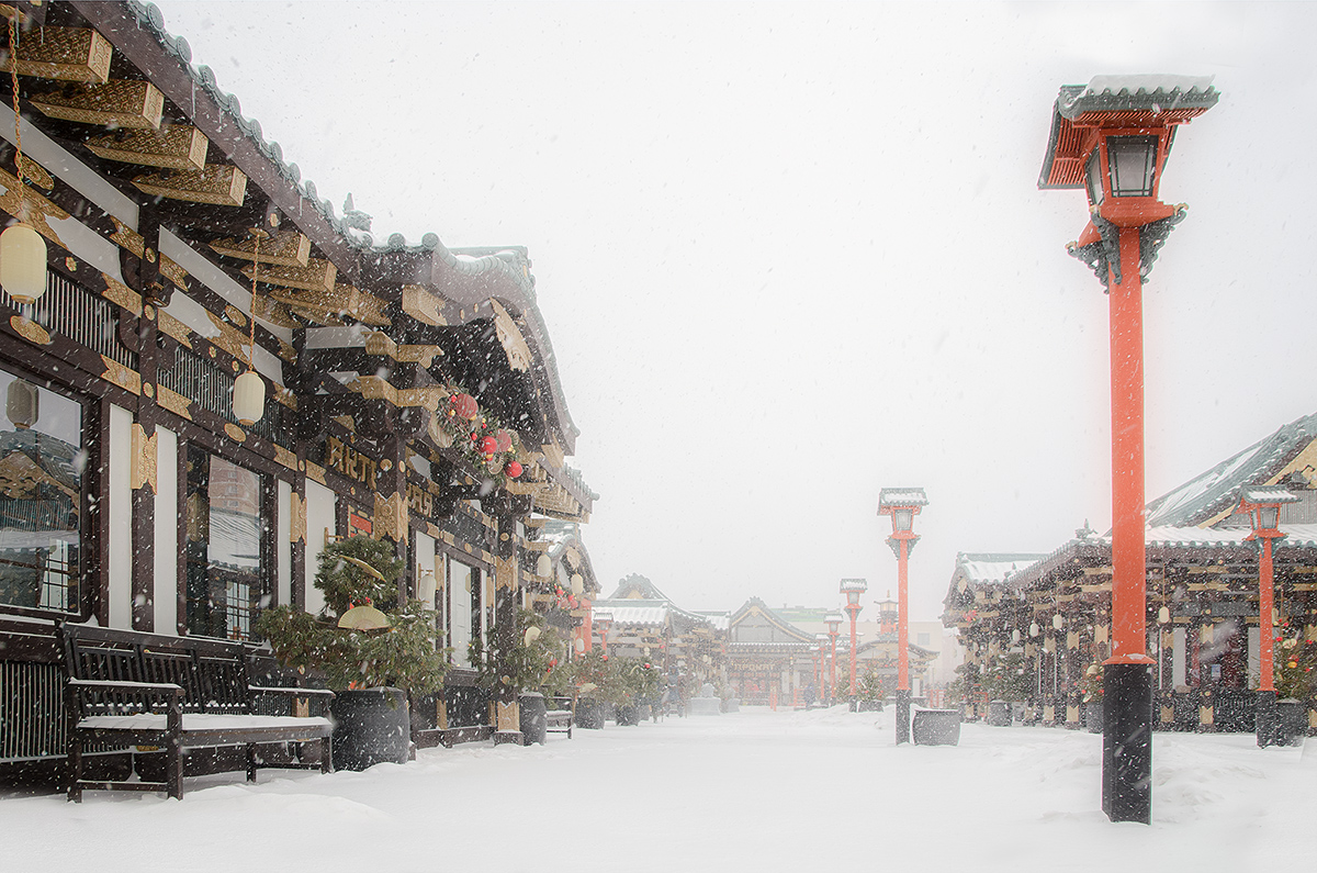 фото "Зима в японском стиле." метки: архитектура, 