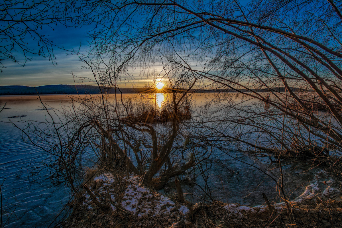 фото "Осенний рассвет на озере" метки: пейзаж, 