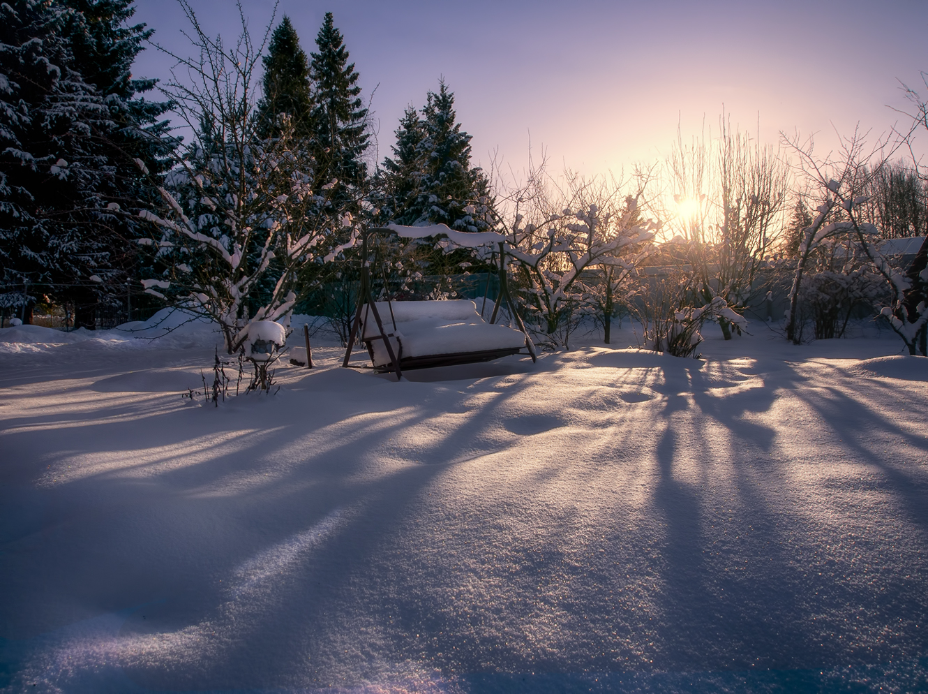 photo "***" tags: landscape, snow, winter, дача