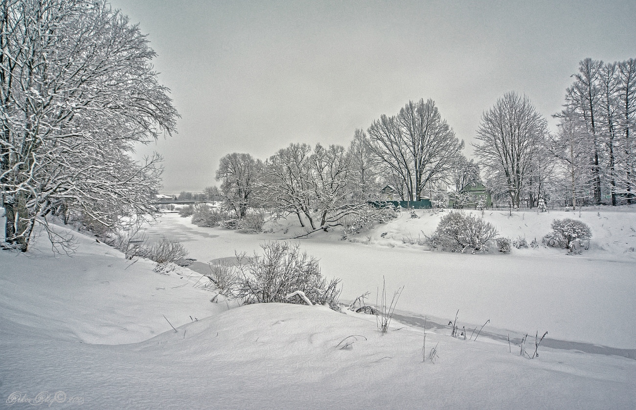 photo "***" tags: landscape, river, snow, winter