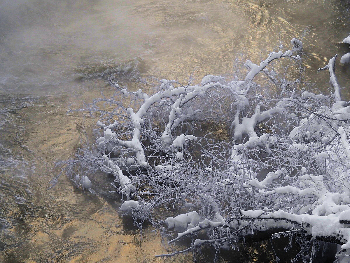 фото "Зарисовка на реке" метки: природа, зима, иней, река