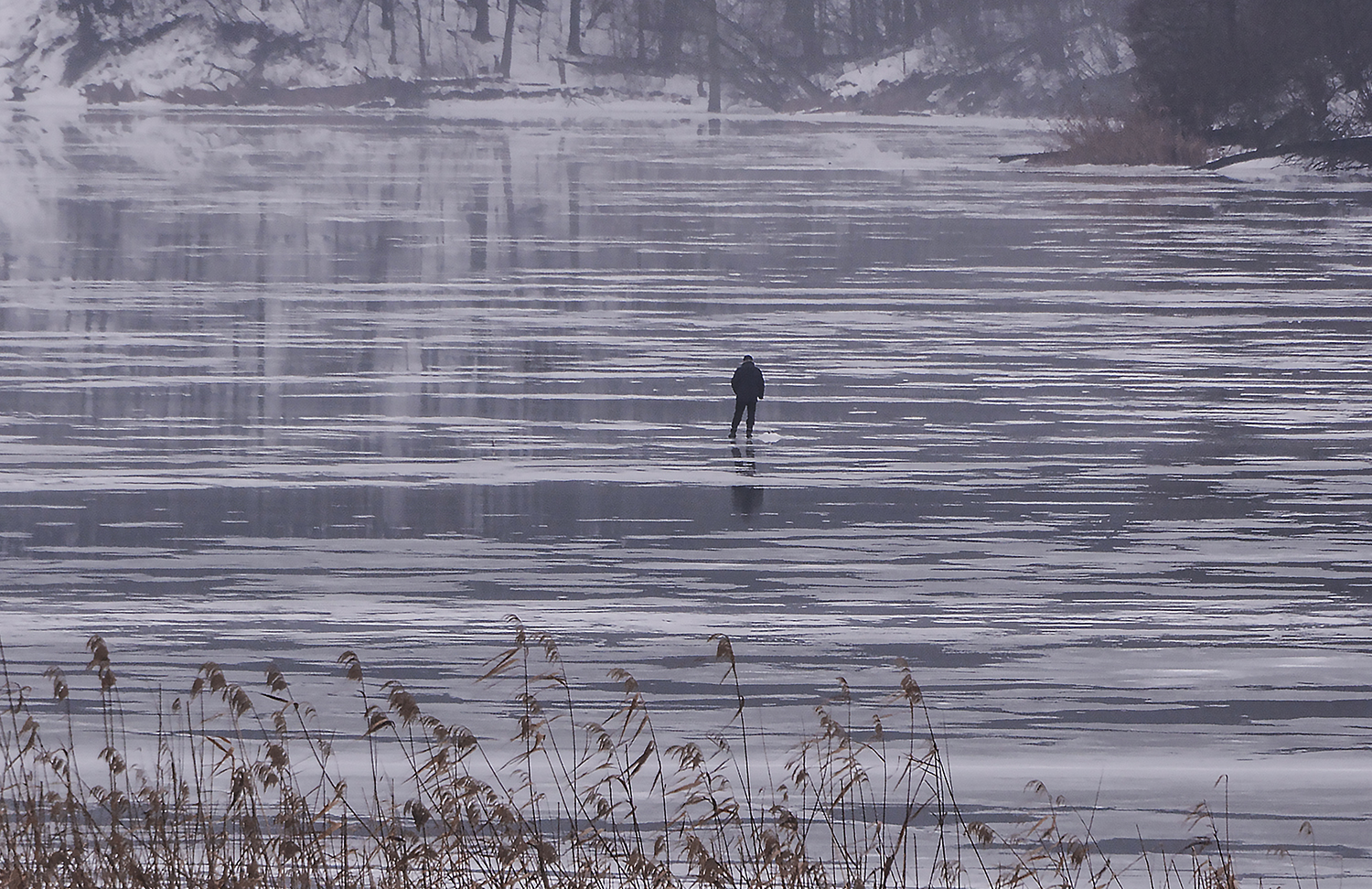 photo "***" tags: landscape, winter, водоем, оттепель