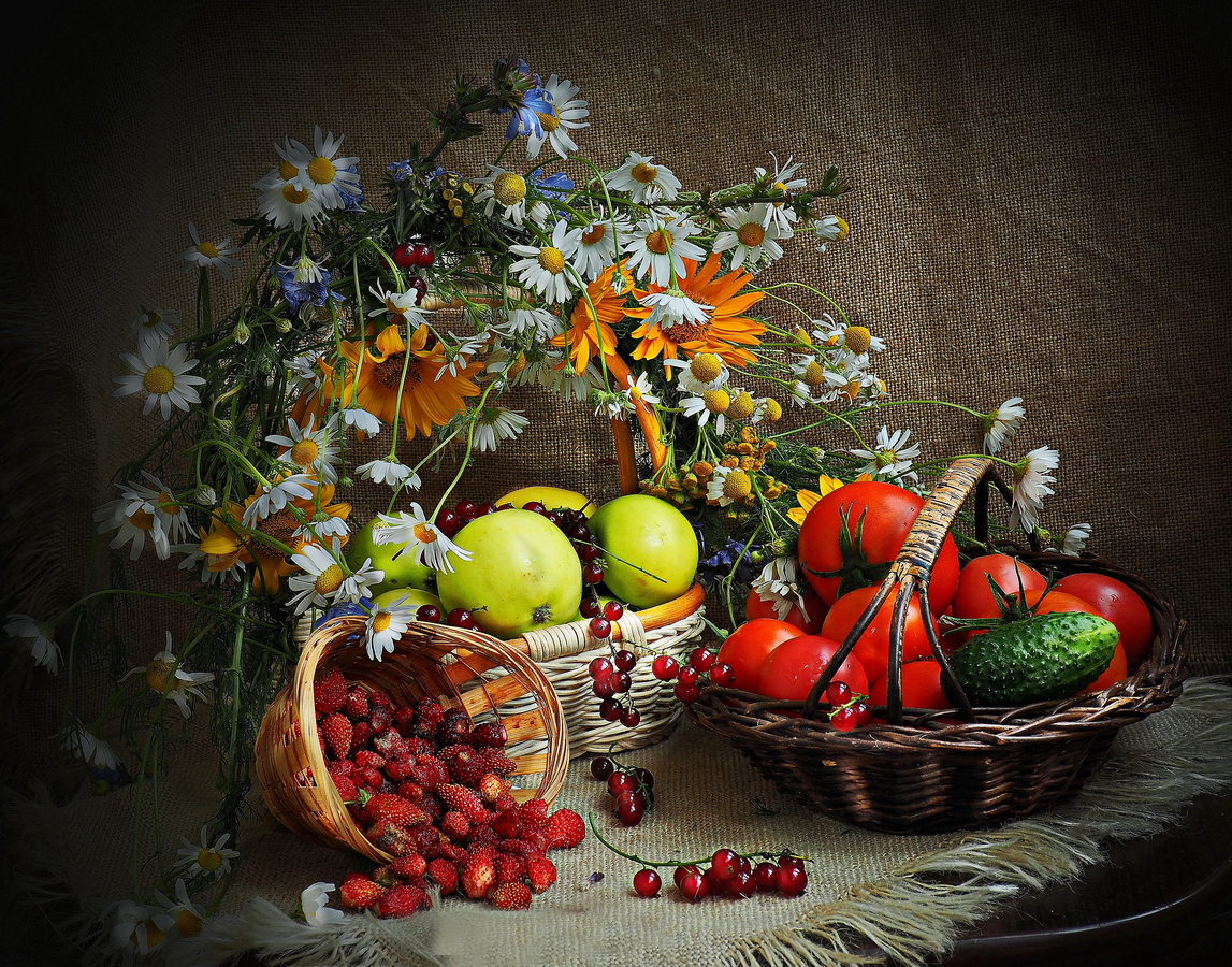 photo "***" tags: still life, корзиночки, урожай