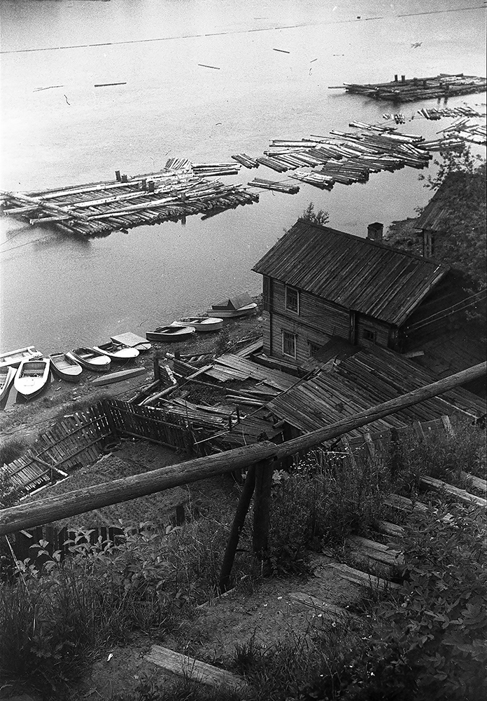 фото "1979 г. Река Вятка под г. Слободским" метки: пейзаж, 