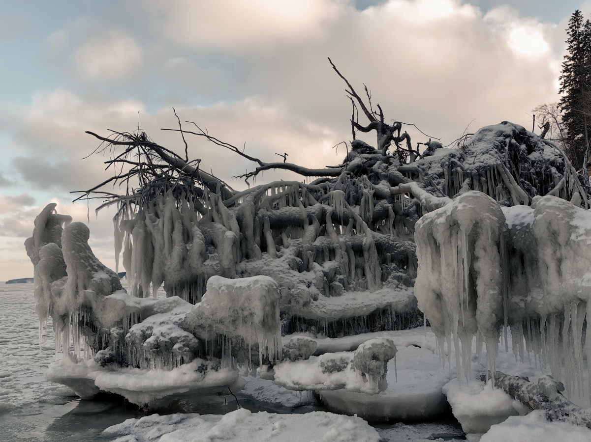 фото "Зима под обрывом Тойла" метки: путешествия, 