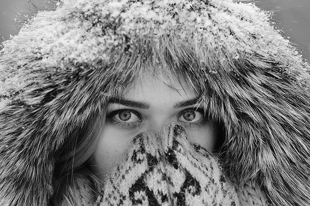 фото "***" метки: портрет, девушка, дневной свет, зима, холод