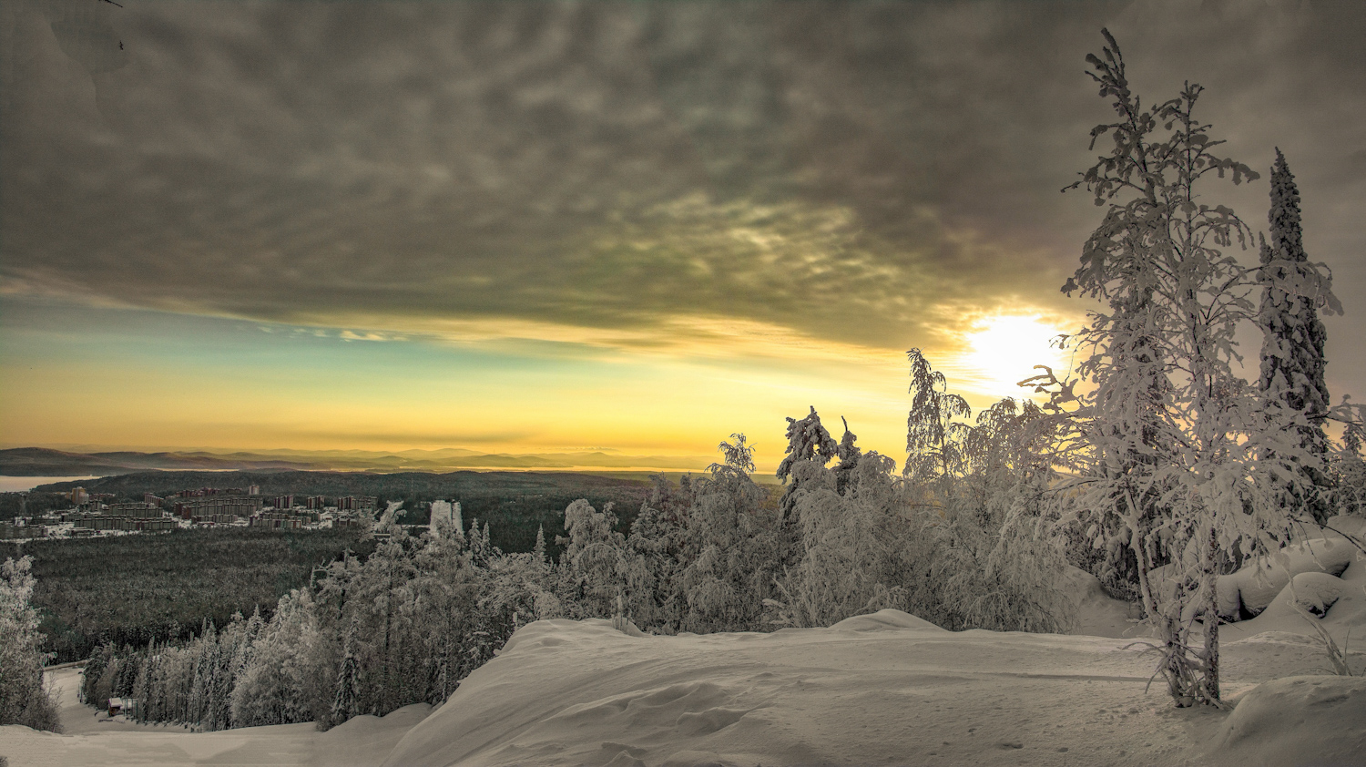 фото "Зимняя панорама" метки: пейзаж, 