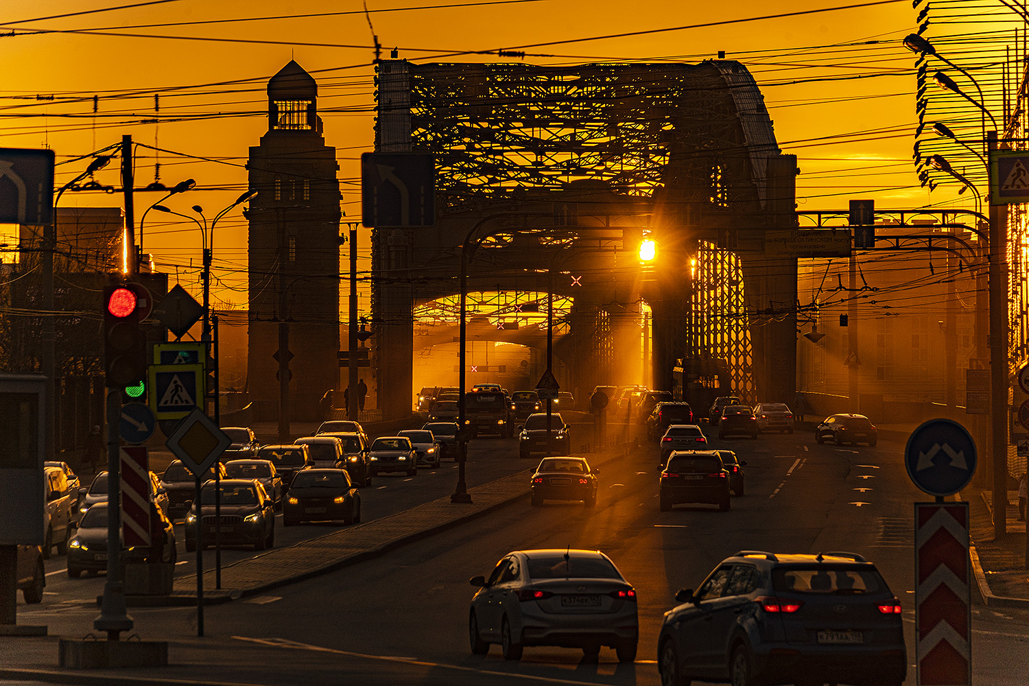 photo "Большеохтинский мост" tags: street, 