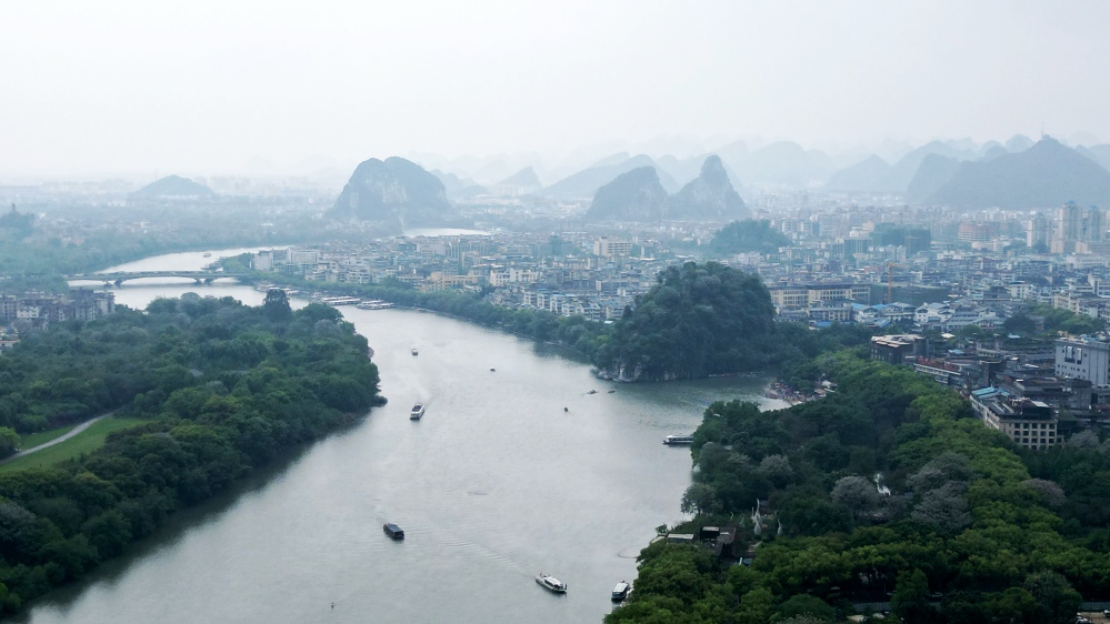 photo "lijiang river" tags: travel, nature, landscape, Asia, clouds, forest, guilin, mountains, night, summer, sun