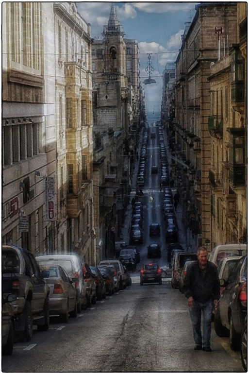 photo "Typical Valletta" tags: travel, street, city, Мальта