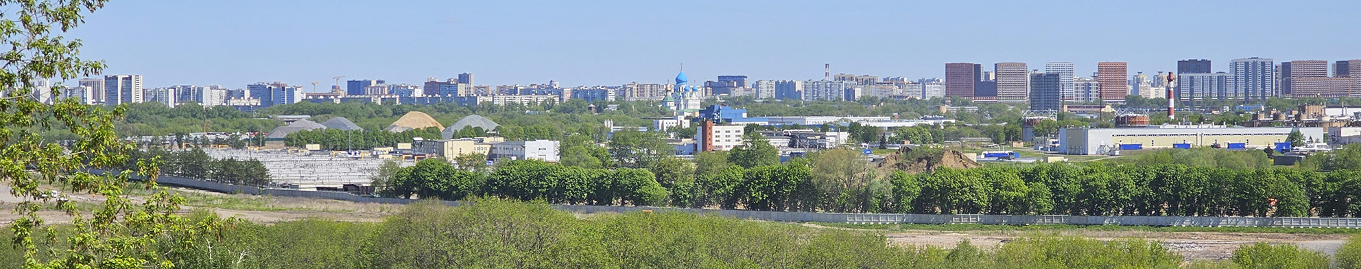 фото "Вид из парка Коломенское" метки: пейзаж, архитектура, панорама, Коломенское, Москва, весна