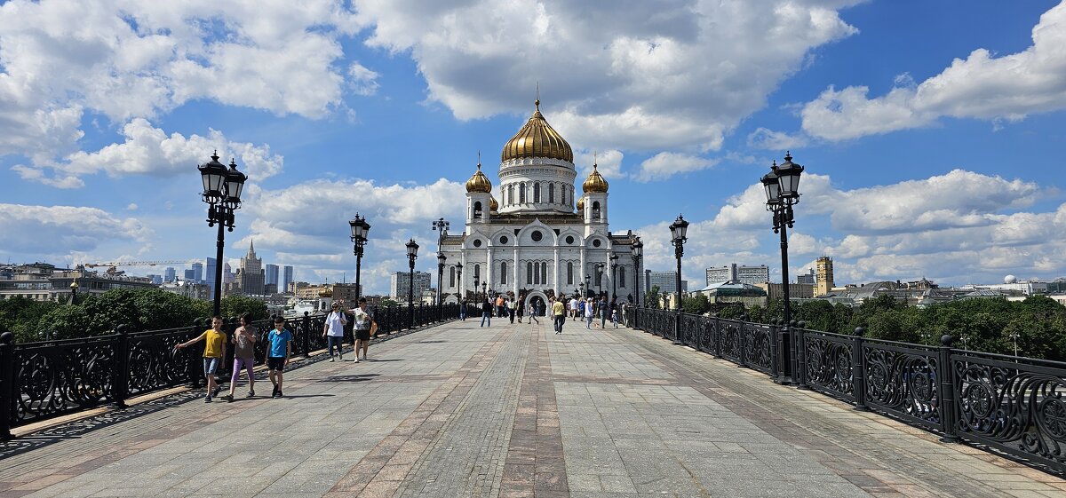 фото "Храм Христа Спасителя" метки: пейзаж, архитектура, город, Москва, Храм Христа Спасителя, храм, церковь
