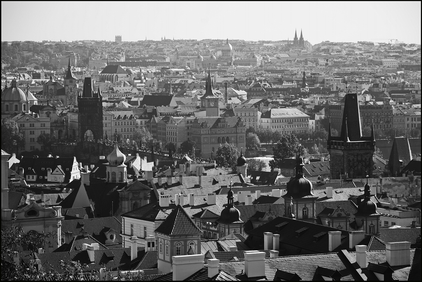 фото "Вид на Прагу-7" метки: черно-белые, архитектура, Prag Prague Praha