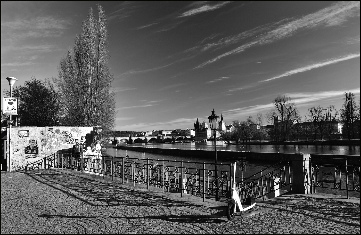 фото "Вид с Кампы" метки: черно-белые, архитектура, Prag Prague Praha