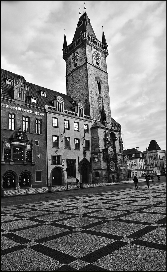 photo "Староместская ратуша" tags: black&white, architecture, Prag Prague Praha
