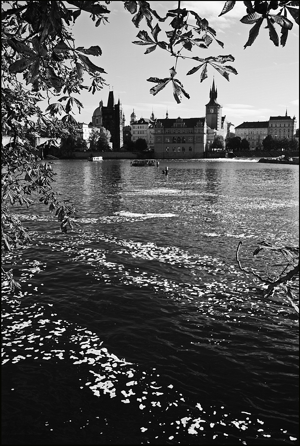 фото "Вид с Кампы-2" метки: черно-белые, архитектура, Prag Prague Praha
