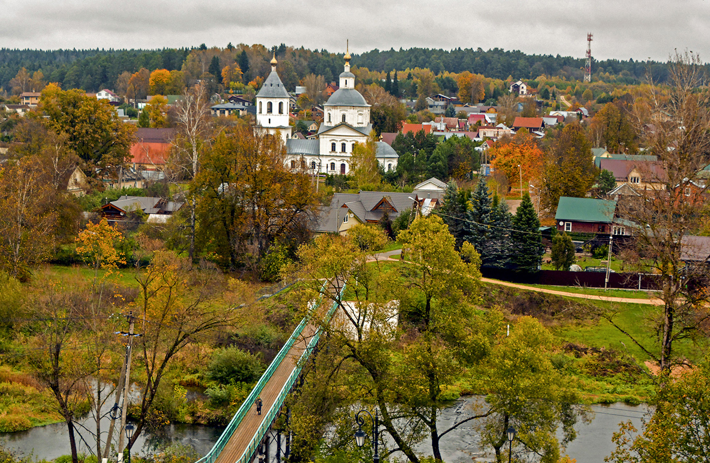 photo "***" tags: landscape, autumn, Верея, храмы