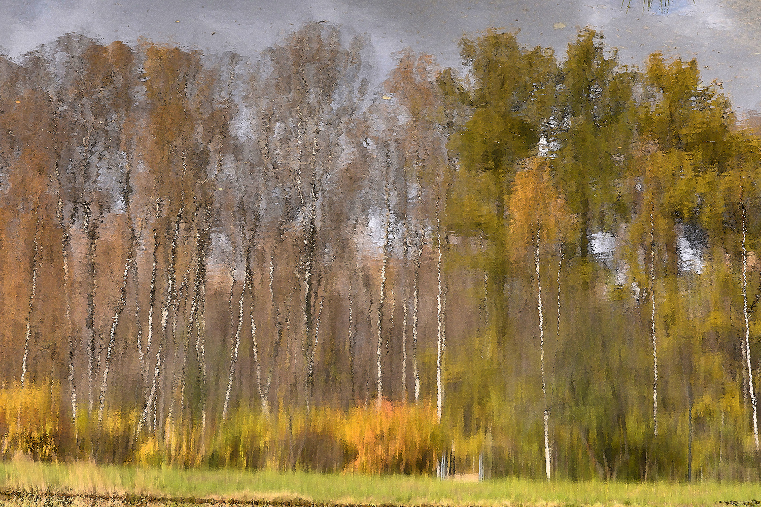 photo "***" tags: landscape, autumn, акварель, отражение