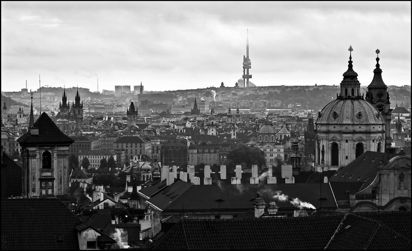 фото "Вид на Прагу-12" метки: черно-белые, архитектура, Prag Prague Praha