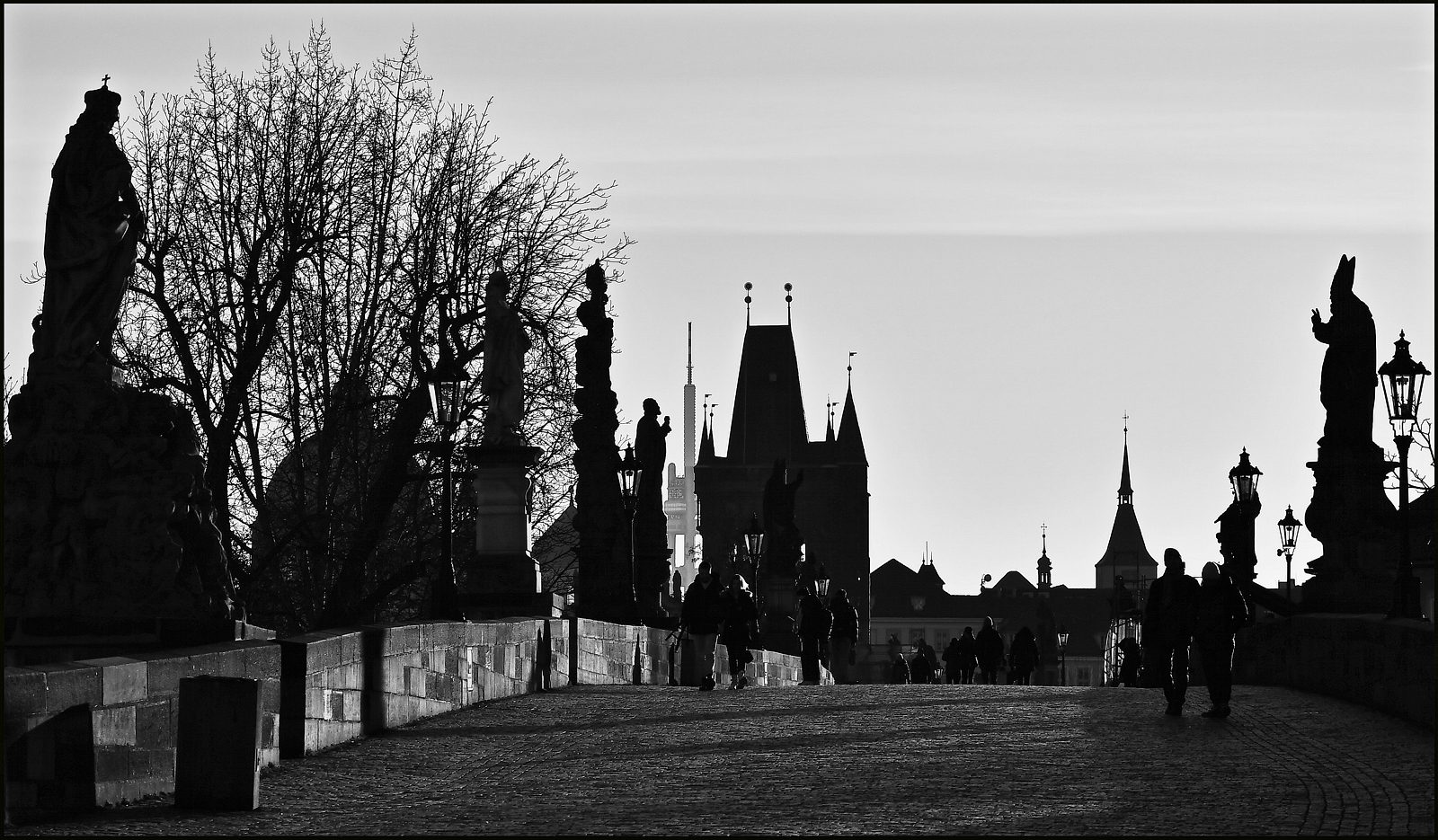 фото "Утренняя атмосфера-3" метки: черно-белые, архитектура, Prag Prague Praha